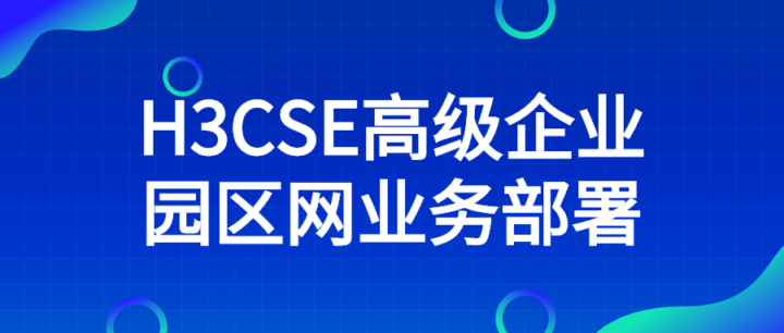 H3CSE高级企业园区网业务部署-构词网